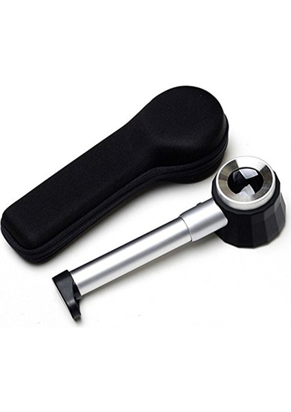 El LED Büyüteç 20X Optik Cam Büyüteç Işık Ölçeği ile Büyüteç Takı Büyüteç Saklama Kutusu ile