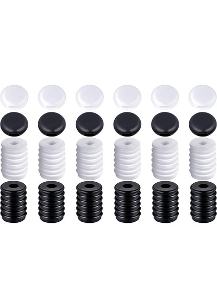 400 Adet Kordon Kilitleri Elastik Kordon Ayarlayıcı Kaymaz Stoper Pvc Silikon Ipler Için Geçiş Yapar Şerit Ipi Askı,