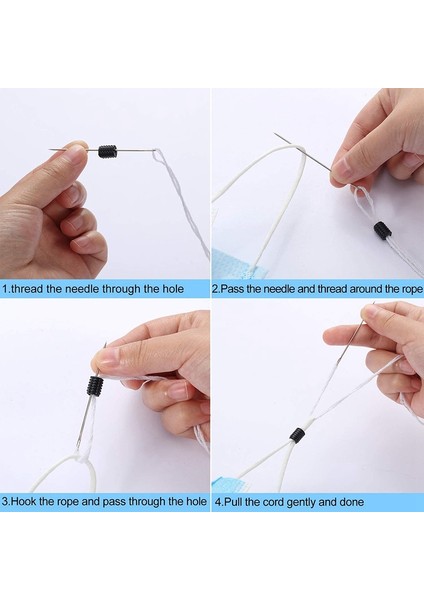 400 Adet Kordon Kilitleri Elastik Kordon Ayarlayıcı Kaymaz Stoper Pvc Silikon Ipler Için Geçiş Yapar Şerit Ipi Askı, fırsatları