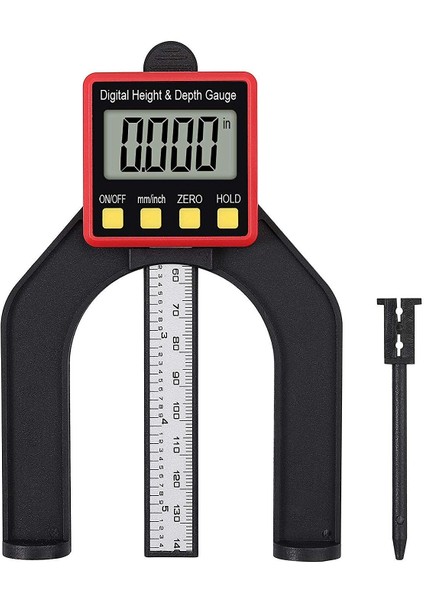Ağaç Işleme Için LCD Dikey Yatay Spiral Seviyeli ve Manyetik Tabanlı Dijital Açı Ölçme Cihazı