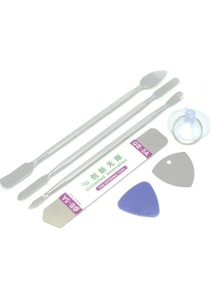 7 Adet Set Metal Spudger Cep Telefonu Tamiri iPhone Laptop Tablet Akıllı Telefon Için Açılış Aracı