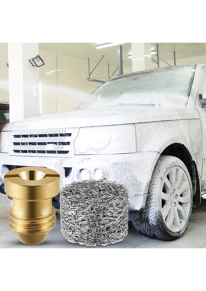 Adet Köpükorifis Nozul Uçları ve 10 Parça Köpük Yapıcı, Üniversal 1.1 mm Dişli Nozul ve Mesh Filtre modelleri