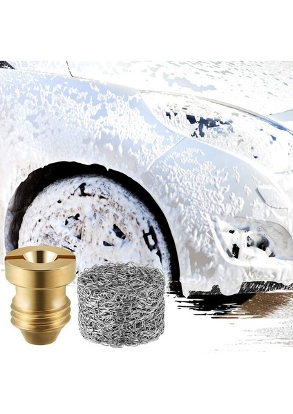 Adet Köpükorifis Nozul Uçları ve 10 Parça Köpük Yapıcı, Üniversal 1.1 mm Dişli Nozul ve Mesh Filtre fırsatları