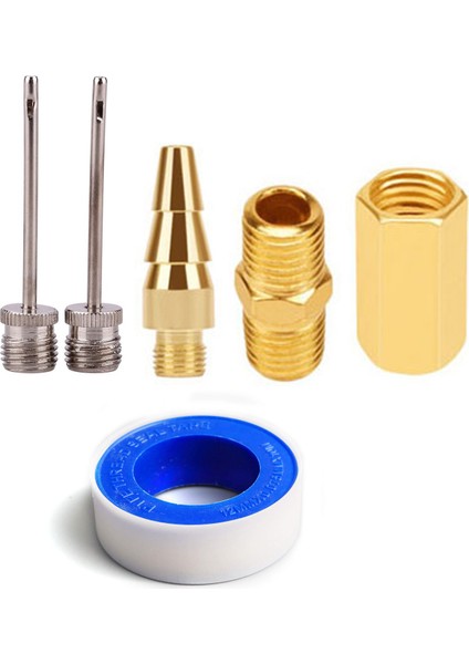 Lastik Şişirme Iğneleri ile 22 Adet 1/4 Inç Npt Hava Üfleme Parçaları Kiti Chuck Hava Kompresörü Bağlayıcı Bağlayıcılar ve Fişler Hortum Ek Parçası Tamir Takımı modelleri
