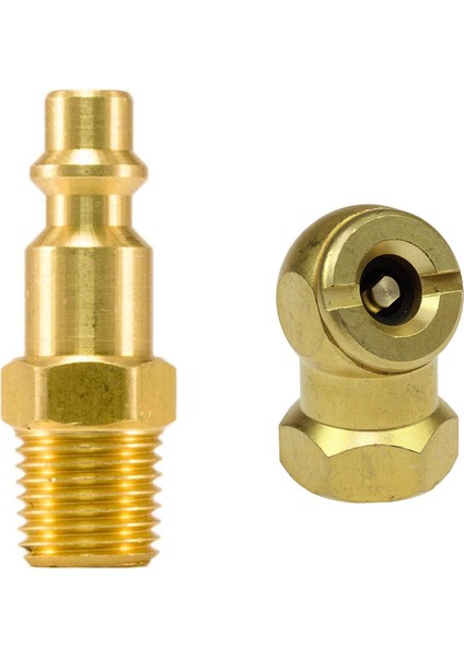 Lastik Şişirme Iğneleri ile 22 Adet 1/4 Inç Npt Hava Üfleme Parçaları Kiti Chuck Hava Kompresörü Bağlayıcı Bağlayıcılar ve Fişler Hortum Ek Parçası Tamir Takımı indirimleri