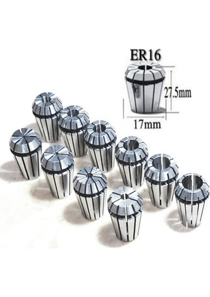 10 Adet/takım Ultra Hassas ER16 1-10MM Yaylı Pens Seti Cnc Freze Torna Aracı Oyma Makinesi fiyatları