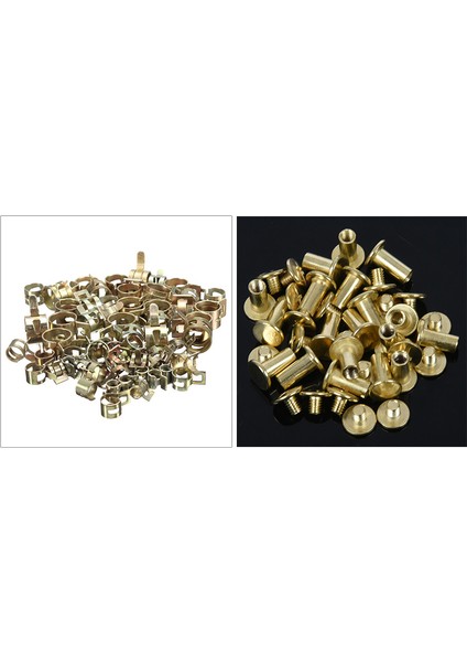 19 Adet Karalama Defteri Bağlama Vidası 10MM Pirinç Ton ve 60 Adet 6/9/10/12/14/15MM Yay Klipsi Vakum Yakıt Hortumu Hattı Silikon Boru Tüp Kelepçeleri Raptiye fiyatları