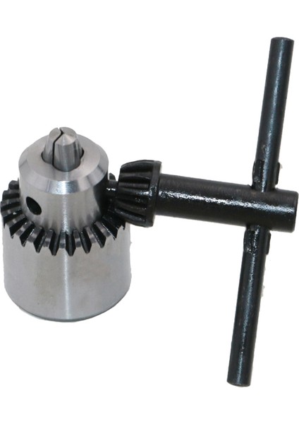 Saatçiler Elektrikli Matkap Chuck 0.3-4mm Jt0 Konik Montajlı TORNA8MM Siyah Şaftlı Mini Matkap Chuck Anahtar Takımı
