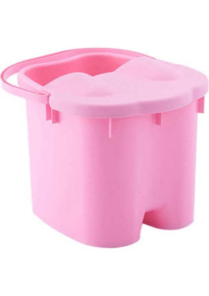 Ayak Sulama Kovası Abs Plastik Ayak Küvet Mage Rulo Ayak Banyosukapaklı Ev Spa Sağlık Aracı Pembe L(Yurt Dışından)