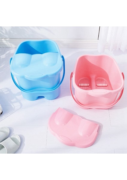 Ayak Sulama Kovası Abs Plastik Ayak Küvet Mage Rulo Ayak Banyosukapaklı Ev Spa Sağlık Aracı Pembe L(Yurt Dışından) fiyatları
