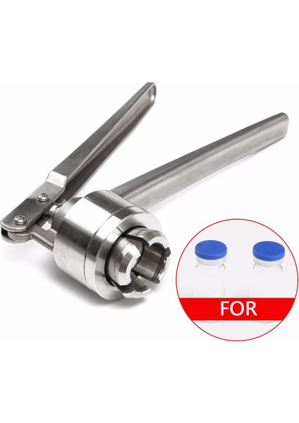 Yeni Paslanmaz Çelik Manuel Flakon Crimper 20MM Flip Off Caps El Mühürlü