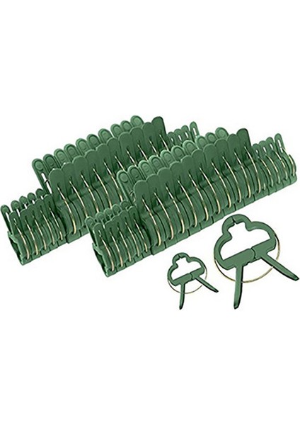 80 Adet Bahçe Tesisi Sabit Klip Vines Üzüm Destek Bağlantı Elemanı Sebze Çiçekler Bağlı Toka Kelepçe Sera Braketi(Yurt Dışından)