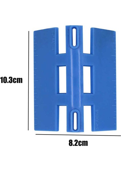 Kare Scriber Ölçme Ölçer Ahşap Işleme Boyası Bullnose Köşe Işaretleme Aracı Teksir Profil Trim Cetvel