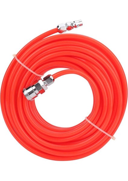 Aşınma ve Dayanıklı 5X8MM Yüksek Basınçlı Esnek Hava Kompresörü Hortumu, Endüstriyel Ev Için Erkek Dişi Hızlı Bağlantılı 15M Kırmızı(Yurt Dışından) fiyatları