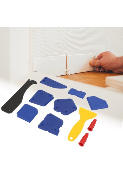 12 Adet/takım Silikon Mastik Sökücü Sc R Harç Kalafat Bitirme Temizleme Aracı Kiti