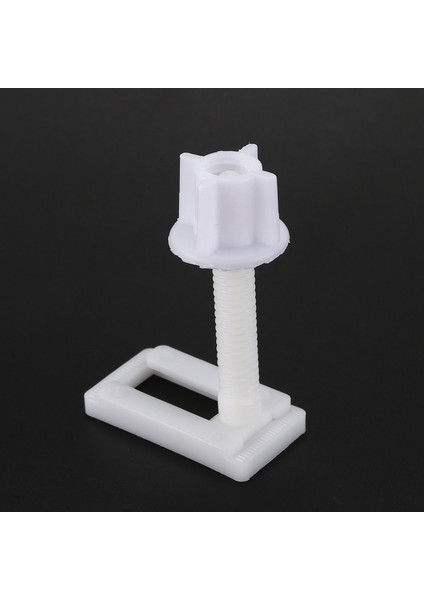 2 Adet Dıy Plastik Klozet Kapağı Vidalar Tespitler Fit Klozet Koltukları Menteşeler Tamir Aletleri Tip ve Boyut: 5 # 4.4x2.4cm