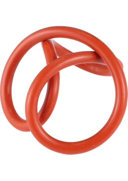 70 mm Dış Çap 3 mm Kalınlığında Esnek Silikon O Ring Contası Tuğla Kırmızı fırsatları