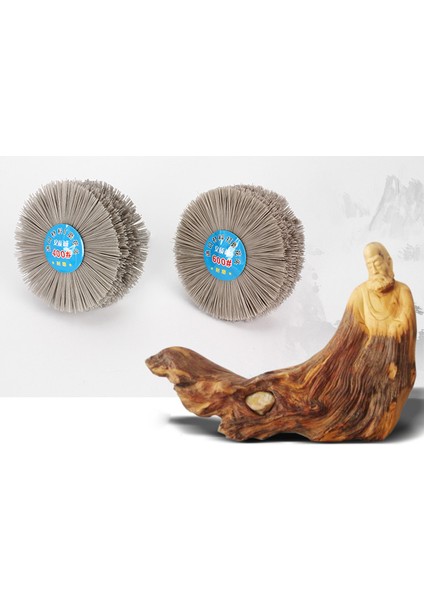 1 Adet Naylon Taşlama Bileşik Ipek Tekerlek Fırçalar Dremel Aksesuarları Için 6mm Şaft Parlatma Tekerlek Döner Aletler # 400 Irmik fiyatları