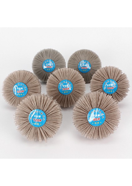 1 Adet Naylon Taşlama Bileşik Ipek Tekerlek Fırçalar Dremel Aksesuarları Için 6mm Şaft Parlatma Tekerlek Döner Aletler # 400 Irmik modelleri