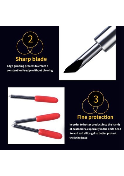 45 Derece Bıçak Seti - Kırmızı/Gümüş (Yurt Dışından) modelleri