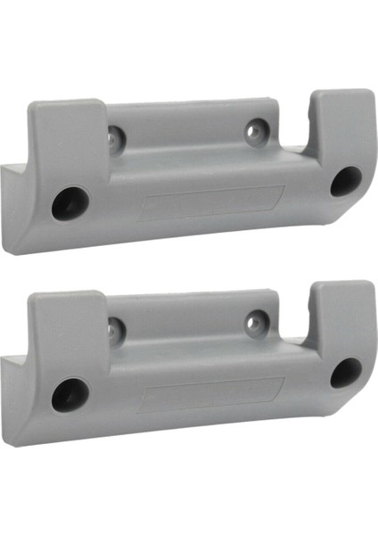 2 Adet Bahçe Hortum Makarası Tutacağı Pvc Duvara Monte Bahçe Hortumu Askı Borusu Tutucu, 8 Adet Genişletme Vidaları ile