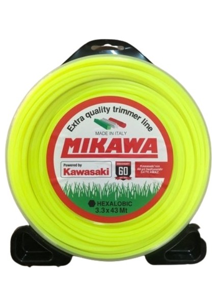 Mikawa Misina 3.3mm 43METRE Sarı 6 Köşe Misina