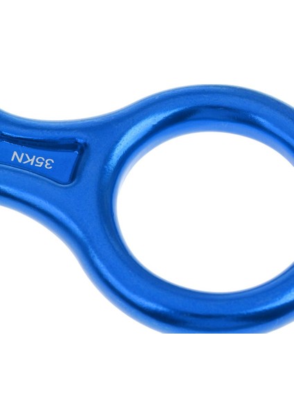 35KN Şekil 8 Tırmanma Dağcılık Rappelling Yüzük Belay Cihazı Mavi (Yurt Dışından) indirimleri