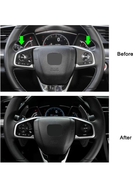 Honda Cıvıc Fc5 2016 - 2020 Paddle Shıft (F1 Vıtes Kulakçık) Füme modelleri