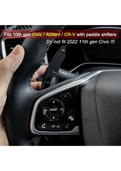Honda Cıvıc Fc5 2016 - 2020 Paddle Shıft (F1 Vıtes Kulakçık) Füme indirimleri