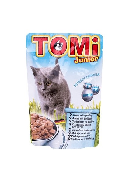 Kanatlı Etli Pouch Yavru Kedi Konservesi 100 gr