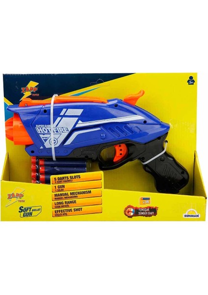 Zapp Toys Zapp 10 Mermili Sünger Dart Atan Tabanca