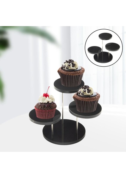 SunniMix Kek Standı Cupcake Standı Kozmetik Tutucu Vitrin Tatil Malzemeleri Için Ekran Raf