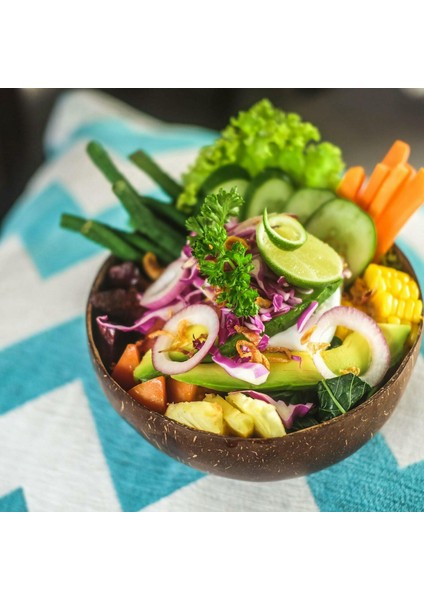 SunniMix Hindistan Cevizi Kaseleri Salata Pirinç Veganlar Kahvaltı Servis Lapası