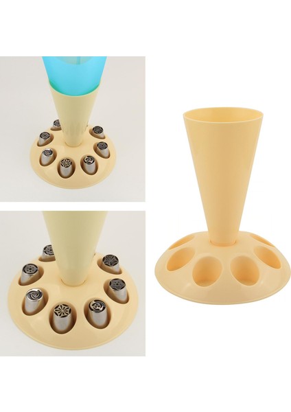 SunniMix Pasta Çanta Standı Krem Buzlanma Ipucu Standı Raf Kek Dekor Alet Pişirme Aracı indirimleri