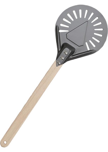 SunniMix Pizza Peel Anodize Alüminyum Delikli Pizza Kürek Baker Çıkarılabilir Kolu 9in 40 cm