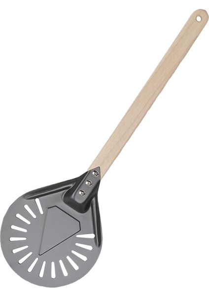 SunniMix Pizza Peel Anodize Alüminyum Delikli Pizza Kürek Baker Çıkarılabilir Kolu 9in 40 cm
