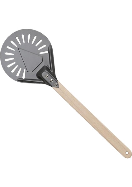 SunniMix Pizza Peel Anodize Alüminyum Delikli Pizza Kürek Baker Çıkarılabilir Kolu 9in 40 cm