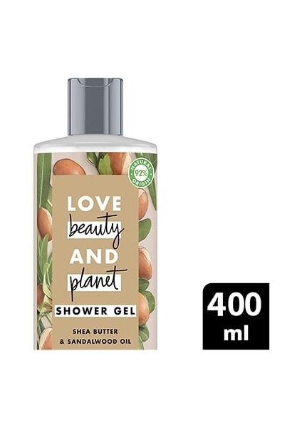 Shea Yağı ve Sandal Duş Jeli 400 ml