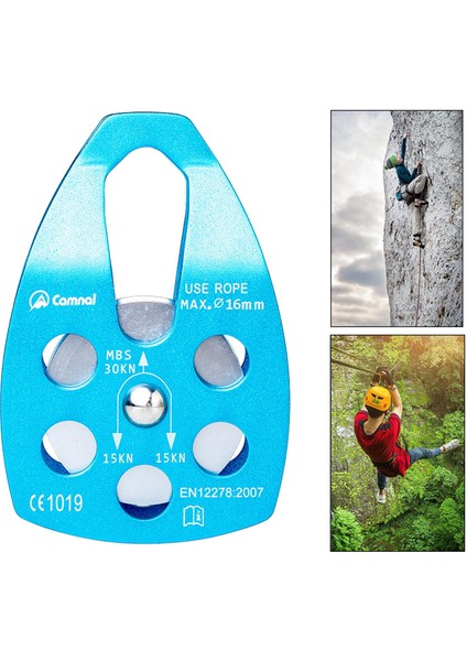 Tırmanma Kasnağı Kurtarma Çekme Arma Makaraları Mikro Kasnak Mavi (Yurt Dışından) fırsatları