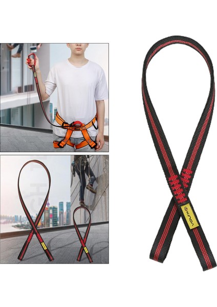 Polyester Dokuma Kayışı Sling Rulman Kordon Kaya Tırmanışı Arborist 80CM Için (Yurt Dışından)