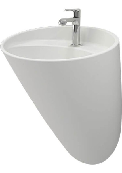 Bocchi Venezia Asma Monoblok Lavabo Mat Beyaz 1083-002-0126