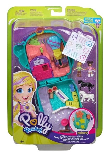 FRY35 Polly Pocket ve Maceraları Micro Oyun Setleri / +4 Yaş