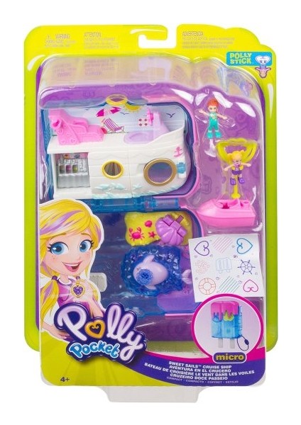 FRY35 Polly Pocket ve Maceraları Micro Oyun Setleri / +4 Yaş