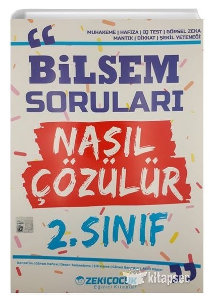 Zeki Çocuk Eğitici Kitaplar 2 Sınıf Bilsem Soruları Nasıl Çözülür