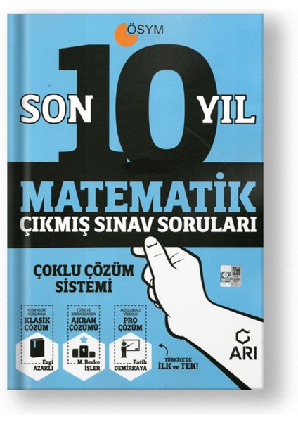 Arı Yayıncılık Son 10 Yıl Çıkmış Matematik Sınav Soruları 2021