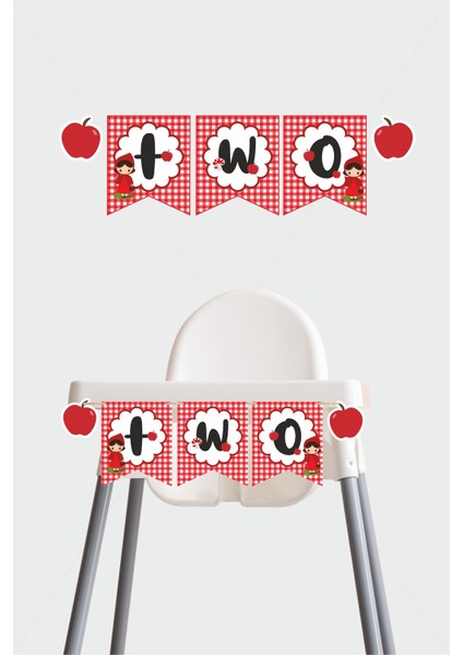 Kırmızı Başlıklı Kız Two Banner *kalın Kağıt