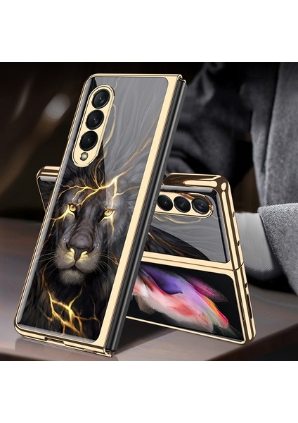 Galvanik Cam Kılıf Samsung Galaxy Z Fold3 5g