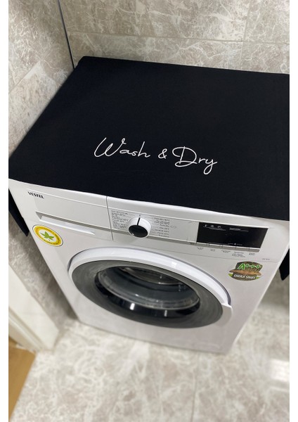 Wash & Dry Nakış Işlemeli Makine Örtüsü
