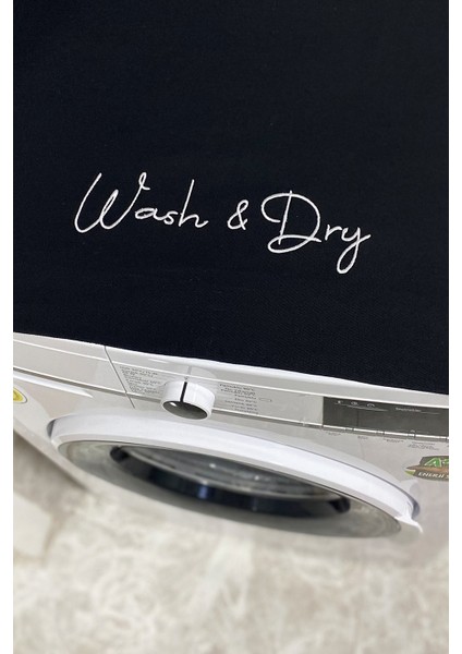 Wash & Dry Nakış Işlemeli Makine Örtüsü