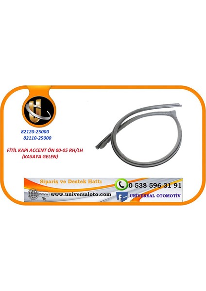 Fitil Kapı Accent 00-05 Ön Rh (Kasaya Gelen)